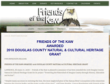 Tablet Screenshot of kansasriver.org